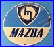 Vintage-Mazda-Porcelain-Gas-Automobiles-Pump-Plate-Sales-Service-Sign-01-xoi