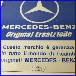 Vintage Mercedes Benz Sign Porcelain Auto Shop Garage Gas Pump Plate Sign