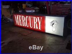 Vintage Mercury Dealer Sign