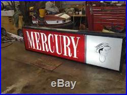 Vintage Mercury Dealer Sign
