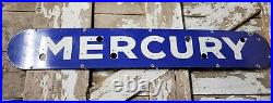 Vintage Mercury Porcelain Sign Old 55 Neon Skin Car Truck Dealership Auto Sales