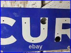 Vintage Mercury Porcelain Sign Old 55 Neon Skin Car Truck Dealership Auto Sales