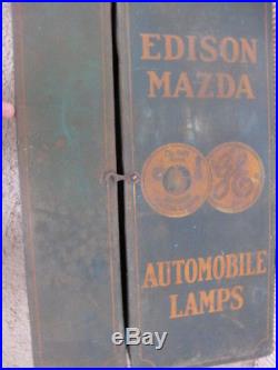 Vintage Metal Maza Edison Automobile Lamp Display Tools Hardware GAS OIL NO RESE