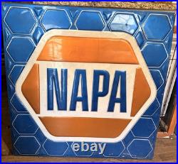 Vintage Metal NAPA Auto Parts Store Sign