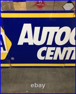 Vintage Metal Napa Auto Care Center Sign 3 Pcs. 34x102 Car Garage Man Cave