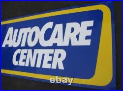 Vintage Metal Napa Auto Care Center Sign 3 Pcs. 34x102 Car Garage Man Cave