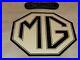Vintage-Mg-Midget-Car-Truck-11-3-4-Porcelain-Metal-British-Gasoline-Oil-Sign-01-hgj