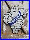 Vintage-Michelin-Man-Porcelain-Sign-13-Diecut-Automobile-Tires-Auto-Parts-Italy-01-gi