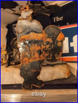 Vintage Michelin Man Sign 8 Tire Automobile Car Part Supply Old Porcelain Sign