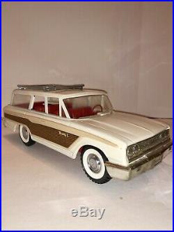 Vintage Mid-60's Buddy L 1963 Ford Country Squire Woody Station Wagon