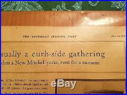Vintage Mitchell car ad property of DON MITCHELL