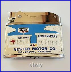 Vintage Mobil Oil Rare Ford Mustang Advertising Lighter