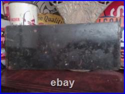 Vintage Mobil Porcelain Sign Old 10 Mobiloil Car Auto Oil Gas Service Station