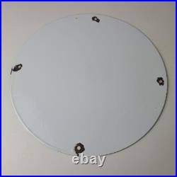 Vintage Moon Eyes Sign Speed Equipment Auto Racing Porcelain Gas Pump Sign