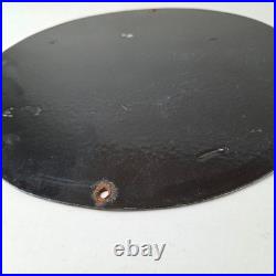 Vintage Moon Eyes Sign Speed Equipment Casper Auto Porcelain Gas Pump Sign