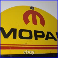 Vintage Mopar Sign Parts & Accessories Racing Auto Gas Porcelain Sign