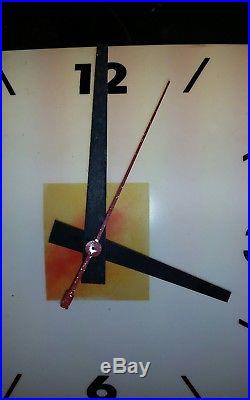 Vintage Motorcraft Electric Lighted Wall Clock 1971
