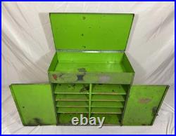 Vintage NAPA Martin Senour Abrasives Advertising Garage Car Shop Metal Cabinet