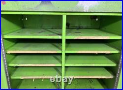 Vintage NAPA Martin Senour Abrasives Advertising Garage Car Shop Metal Cabinet