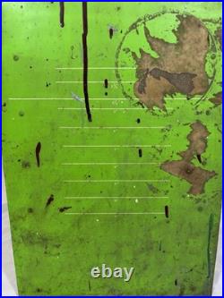 Vintage NAPA Martin Senour Abrasives Advertising Garage Car Shop Metal Cabinet