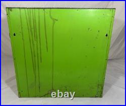 Vintage NAPA Martin Senour Abrasives Advertising Garage Car Shop Metal Cabinet