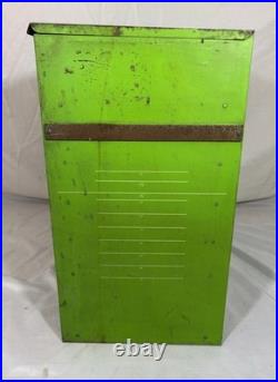 Vintage NAPA Martin Senour Abrasives Advertising Garage Car Shop Metal Cabinet