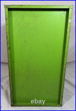 Vintage NAPA Martin Senour Abrasives Advertising Garage Car Shop Metal Cabinet