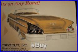 Vintage NOS 1958 Chevrolet Impala Cufflink Dealer Advertising
