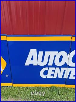 Vintage Napa Auto Care Center 8 foot Metal Sign Free Shipping