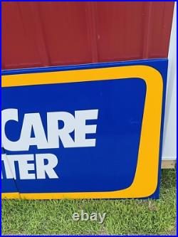 Vintage Napa Auto Care Center 8 foot Metal Sign Free Shipping