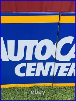 Vintage Napa Auto Care Center 8 foot Metal Sign Free Shipping