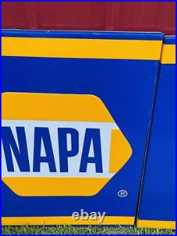 Vintage Napa Auto Care Center 8 foot Metal Sign Free Shipping