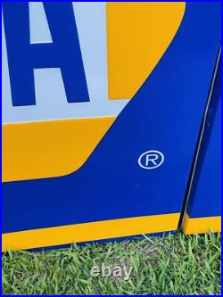 Vintage Napa Auto Care Center 8 foot Metal Sign Free Shipping