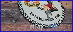 Vintage Nascar Stock Car Porcelain Automobile Racing Spark Plug Service Sign