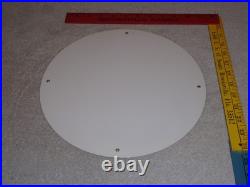 Vintage Nos Chevrolet Ok Used Cars 11 3/4 Porcelain Metal Gasoline & Oil Sign