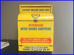 Vintage Ok Chevrolet After Hours Inquiry Box Wow