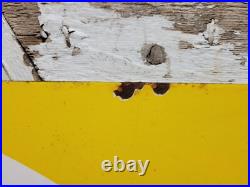 Vintage Ok Used Cars Porcelain Sign 30 Chevrolet Dealership Chevy Truck Auto