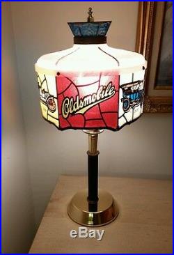 Vintage Oldsmobile Dealer Showroom Desk Lamp Tiffany Style Light Wall Sconce