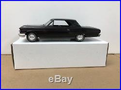 Vintage Original 1/24 Scale 1964 Ford Fairlane Ht 2 Door Promo Molded In Black