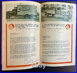 Vintage Original 1932 Brochure A Good Word For Chevrolet Trucks Advertisement