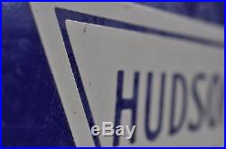 Vintage Original 2 SIDED Hudson Essex Porcelain Sign 48X24