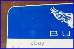 Vintage Original BUICK Automobile Dealership Double Sided Masonite Sign 32