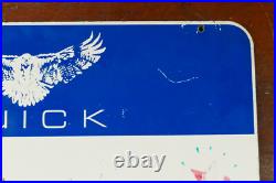 Vintage Original BUICK Automobile Dealership Double Sided Masonite Sign 32