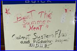 Vintage Original BUICK Automobile Dealership Double Sided Masonite Sign 32