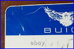 Vintage Original BUICK Automobile Dealership Double Sided Masonite Sign 32