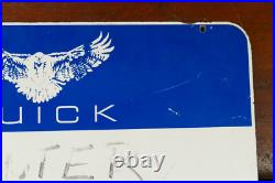 Vintage Original BUICK Automobile Dealership Double Sided Masonite Sign 32