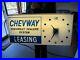 Vintage-Original-Chevrolet-Dealers-Lighted-Sign-Clock-Chevway-Leasing-Clock-01-kgbs