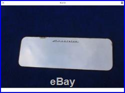 Vintage Original Chevy Script Visor Vanity Mirror Comb Pocket Accessory Impala