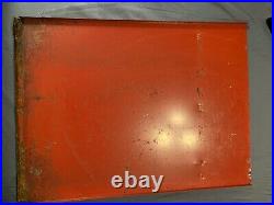 Vintage Original Early Auto Metal Oil Gas Trico Wiper Cabinet Sign Buffalo NY
