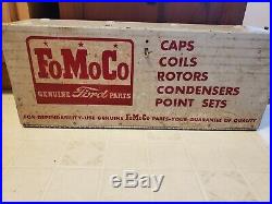 Vintage Original FoMoCo Ford Motor Company metal parts box